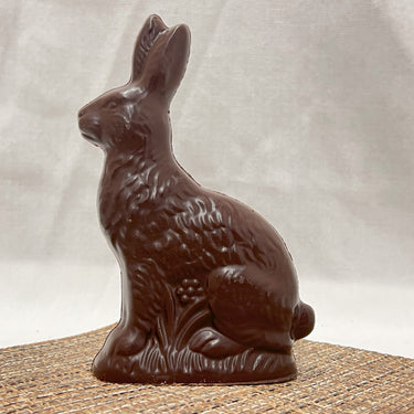 Medium Dark Chocolate Sitting Bunny