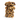 8 oz. Dark Chocolate Almond Butter Crunch loose candy on a white background