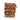 8 oz. Milk Chocolate Almond Bark loose candy on a white background