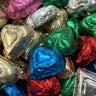 12oz.. Rainbow Milk Chocolate Hearts