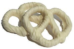 2 Piece White Pretzel Twists