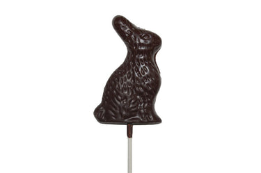 Dark Chocolate Sitting Bunny Pop