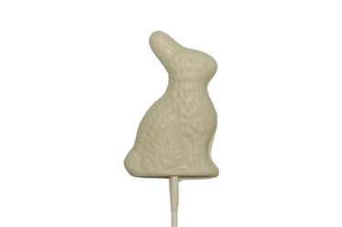 White Chocolate Sitting Bunny Pop
