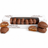 6 oz. Milk Chocolate Pecan Caramel Patties on a white background