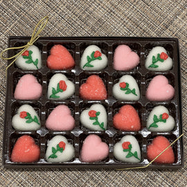 Cream Hearts Gift Box