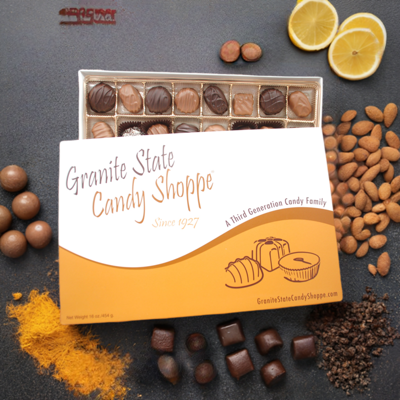 32 Piece Custom Assortment gift box of chocolates