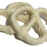 2 Piece White Pretzel Twists
