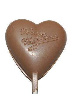 Milk Chocolate Heart Pop