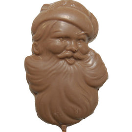 Small Milk Chocolate Santa Face Pop