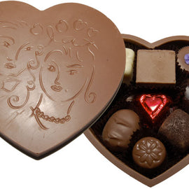 Milk Chocolate  Heart Box of Assorted Chocolates