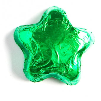 5 oz. Milk Chocolate Green Stars